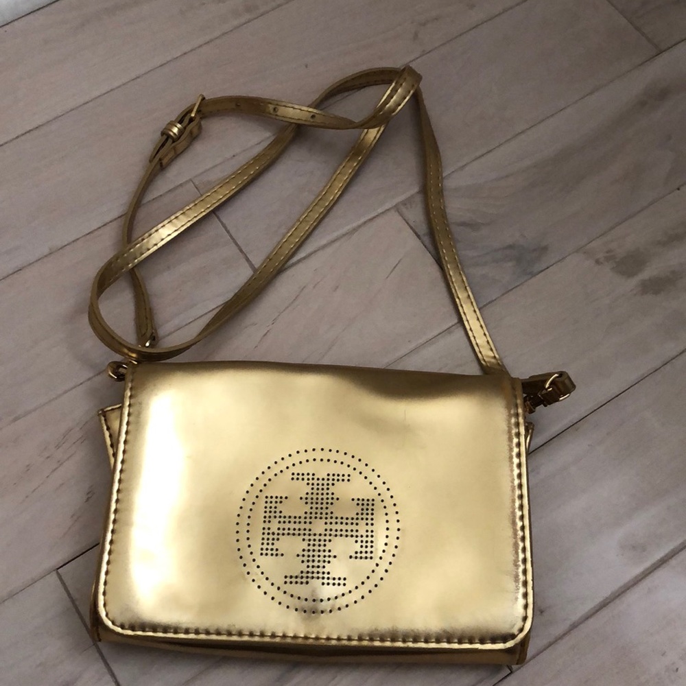 Gold Tory Burch cross body
